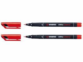 VILTSTIFT STABILO OHP 841/40 ROND 0.4MM SF PERM RD artikel afbeelding