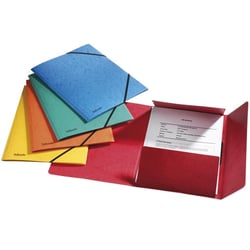 Stofklepmap Esselte luxe assorti/pk25