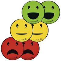 Magneet Legamaster emoticon 50mm assorti 6stuks