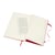 Notitieboek Moleskine large 130x210mm blanco hard cover rood
