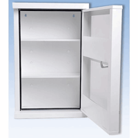 Verbandkast conform DIN 13169 met 1 deur, wit, h x b x d = 560x360x200 mm (Vulling: zonder inhoud)