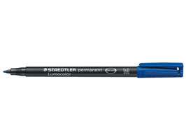 VILTSTIFT STAEDTLER OHP LUMO M 317 PERM BLAUW artikel afbeelding