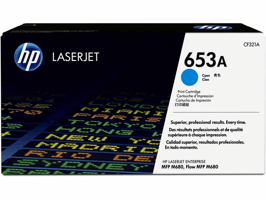 Tonercartridge HP CF321A 653A blauw