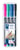 Viltstift Staedtler Lumocolor 317 permanent M set à 4 kleuren