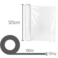 LDPE Folie 500cm x 100mt. 50 micron
