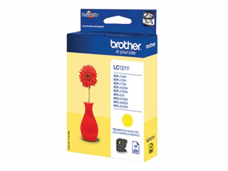 INKCARTRIDGE BROTHER LC-121 GEEL artikel afbeelding