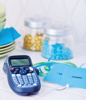 Labelprinter Dymo LetraTag 100H draagbaar abc 12mm blauw