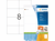 ETIKET HERMA 8645 105X74MM PREMIUM A4 80ST artikel afbeelding