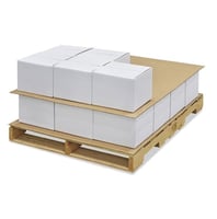 Golfkarton platen 800x1200mm Bruin 3mm Europalletformaat