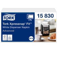 Servetten Tork 15830 Xpressnap Fit voor dispenser 21.3×16.5 wit 720stuks