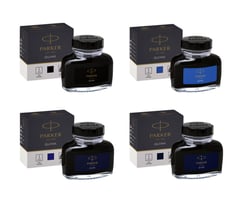 Vulpeninkt Parker Quink permanent 57ml zwart
