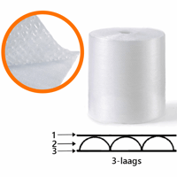 Noppenfolie 050cm/100m/75my/1mm Foam/3-laags