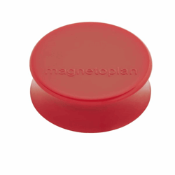 Ergonomische magneet, Ø 34 mm, VE = 50 stuks, rood