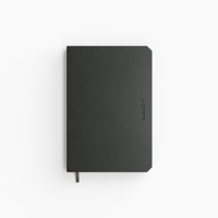 Notitieboek de KEMPEN Ashblack 110x160mm lijn 160 pagina's 90gr zwart