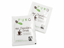 PURO Cacao sachets 25 gram per sachet (doos 100 stuks)