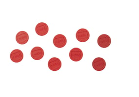 Magneet Nobo 24mm 600gr rood 10stuks