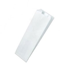 frikandelzakken breed nr. 11 10/6×32 cm verpakt per 10 kilo model blanco wit artikel afbeelding