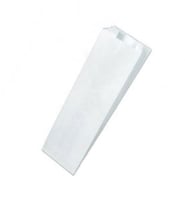 frikandelzakken breed nr. 11 10/6×32 cm verpakt per 10 kilo model blanco wit