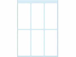 Etiket HERMA 3754 54x26mm wit 42 stuks
