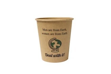 Beker coffee-to-go 177ml karton 100% fair