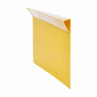 Etikethoezen, VE = 100 stuks voor houten opzetrand voor papierformaat A (Breedte: 305 mm; Hoogte: 230 mm; Kleur: Geel; Voor papierformaat: A4 liggend)