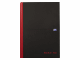 Notitieboek Oxford Black n' Red A4 96vel lijn