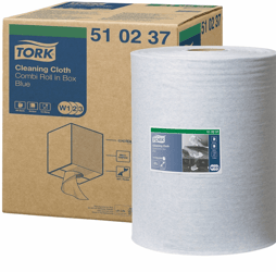 Tork Cleaning Combi Rol Reinigingsdoek Blauw W1/W2/W3 nr. 510237 (ds/1 rol) artikel afbeelding