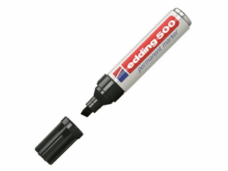 Edding Permanent marker 500 2 - 7 mm, zwart artikel afbeelding