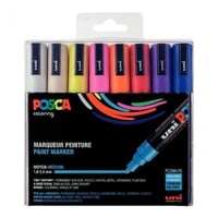 Lakmarker Uni Posca 1,8-2,5mm ass/pk16