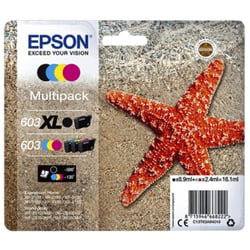 Inktcartridge Epson 603 T03A9 zwart XL+ 3 kleuren artikel afbeelding