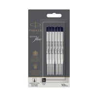 Balpenvulling Parker Quinkflow zwart 0.7mm blister à 10 stuks