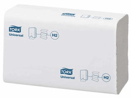 Handdoek Tork Xpress Basis H2 multifold universal 2-laags wit 150299
