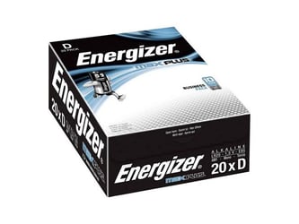 Energizer Energizer Max Plus D Batterij (pak 20 stuks) artikel afbeelding
