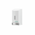 Roestvast stalen zeepdispenser inhoud 0,8 l met witte coating artikel afbeelding
