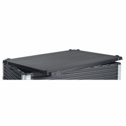 Deksel van gerecyclede ABS-kunststof voor l x b = 1200x800 mm zwart artikel afbeelding