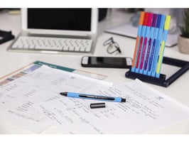 Balpen Schneider Slider Edge XB etui à 8 kleuren