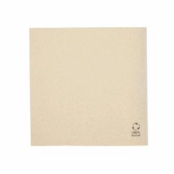 Servet gerecycled/ongebleekt 39x39cm ¼ vouw double point artikel afbeelding