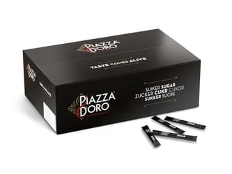 PIAZZA D'Oro Suikersticks, 4 gram per stick (doos 900 stuks) artikel afbeelding