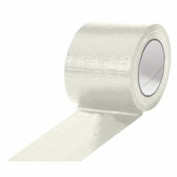 Textiellint, gekleurd, dikte 165 µm lengte 50 m, breedte 75 mm, VE = 12 rollen wit