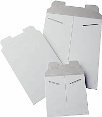 No bend Mailer 229x324mm, wit duplex karton. Klep: speedy grip artikel afbeelding