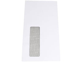 Staples Zakelijke envelop, A4, 220 x 110 mm, met venster, zelfklevend, papier, wit (pak 100 stuks)