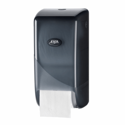Euro Pearl BLACK toiletrolhouder, doprollen artikel afbeelding