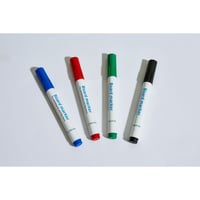 Boardmarker in verschillende kleuren: blauw, rood, zwart en groen VE = 20 stuks
