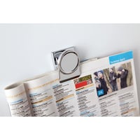 Magneetclip zilverkleurig hechtkracht 2