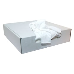 DWT-VL - witte t-shirts gesneden vlak gelegd