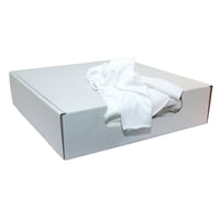 DWT-VL - witte t-shirts gesneden vlak gelegd
