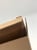 Brievenbusdoos Fefco 0427 350x220x28mm, kleur wit/bruin, dikte E-Golf 1,5mm.