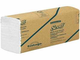 Papieren handdoekjes Scott 1-laags Interfold SCOTT 3749