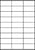 Etiket Avery Zweckform 3479 70x32mm wit 2700stuks