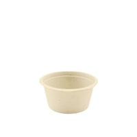 Suikerriet sausbakje 60ml/60mm Ø, kleur bruin, sluitbaar